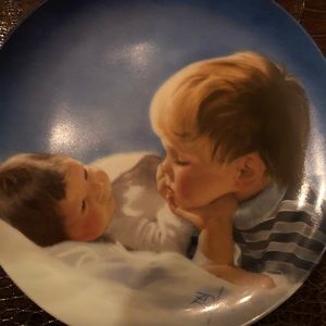 Collectors plate “Brotherly Love”.